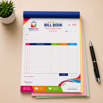 Bill Book (4 Color)