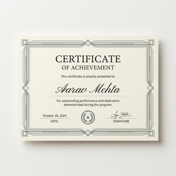 Certificates