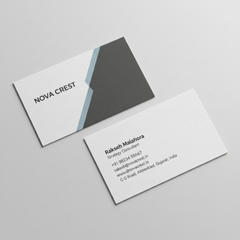 Imported Texture Paper Business Cards