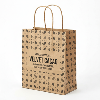 Kraft Paper Shopping Bags (Printed)