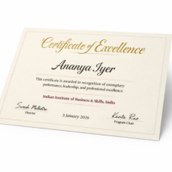 Scodix Effect Certificate