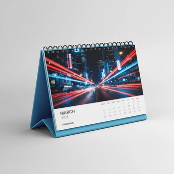 Table Calendar with Stand