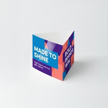 Table Tent Card Three Side