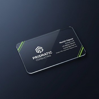 Transparent Business Cards