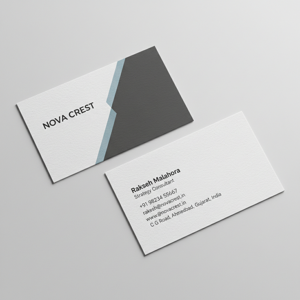 Imported Texture Paper Business Cards