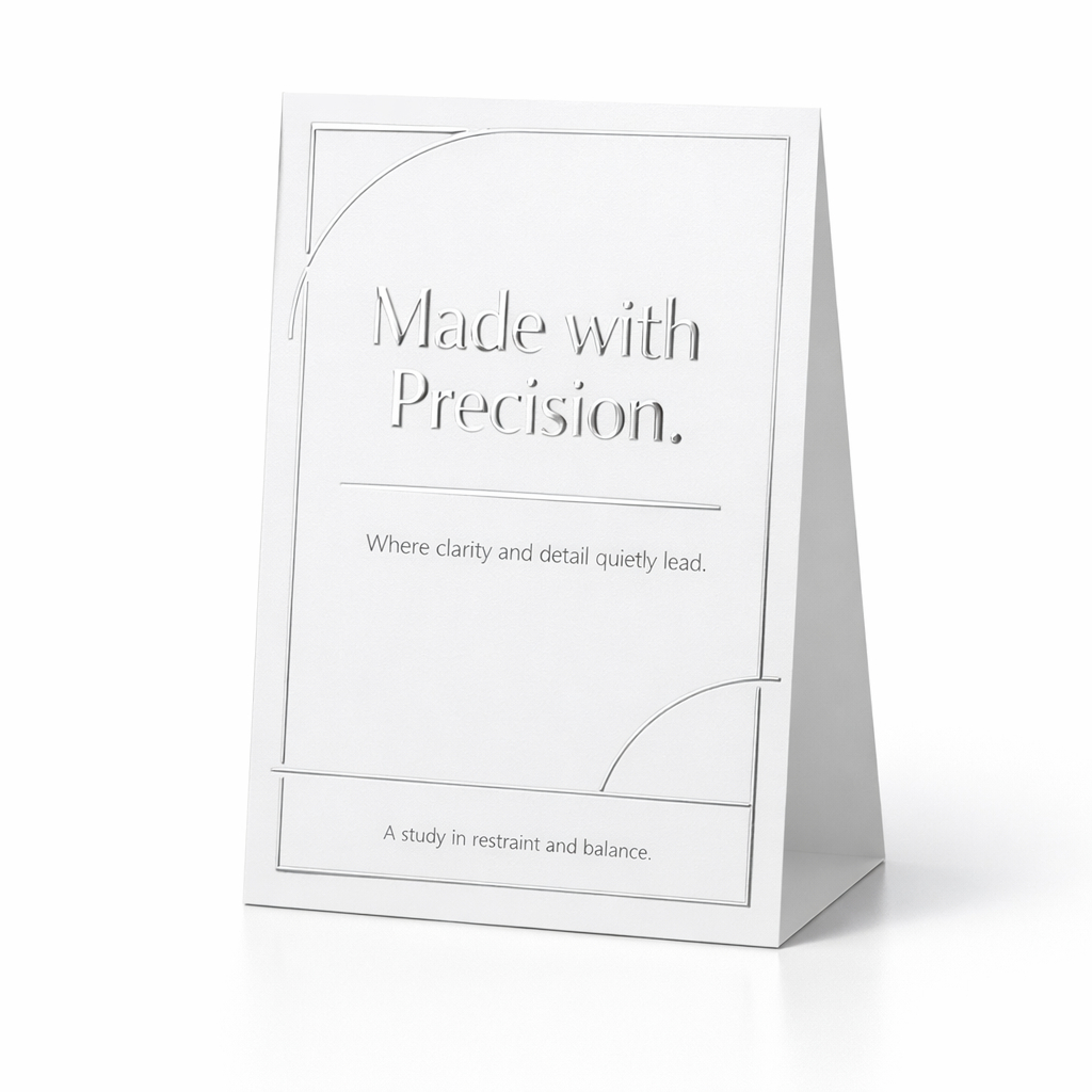 Scodix Effect Tent Card Two Sides 5