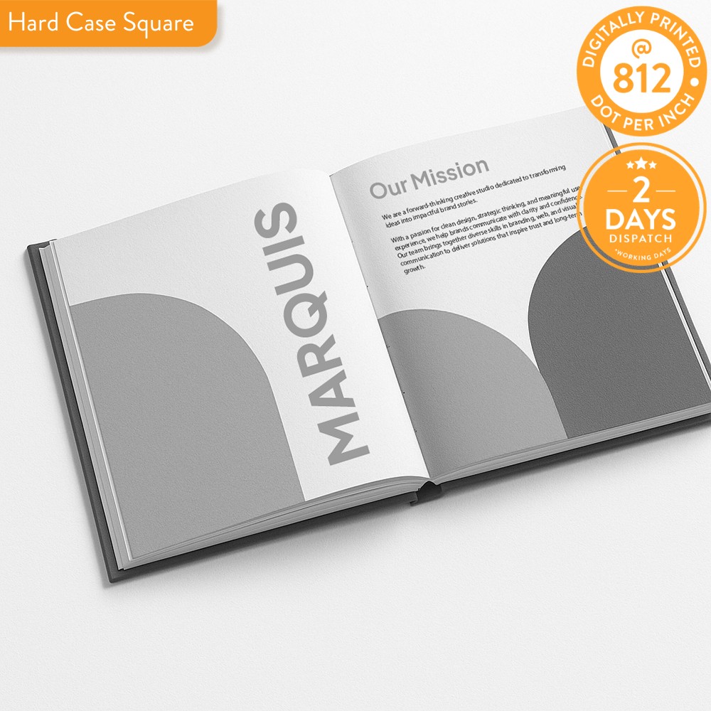 Hard Case Binding Black & White (HP Indigo) 6