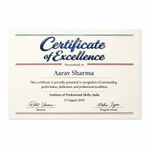 Scodix Effect Certificate 4