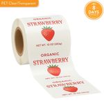 PET Clear/Transparent Labels 1