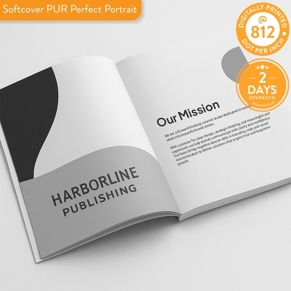 Softcover Binding Black & White (HP Indigo) 3